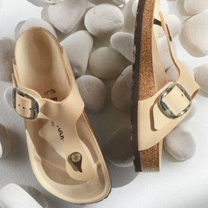 Birkenstock Euro 38 Almond Nubuck